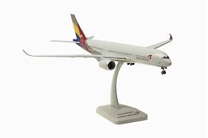 1:400 Aviation400 ASIANA Airlines A350-900 HL8360 Free Tractor+Stand 