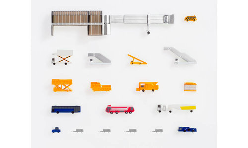 Scenix Airport accessories I (19 parts) (Herpa Wings 1:500)