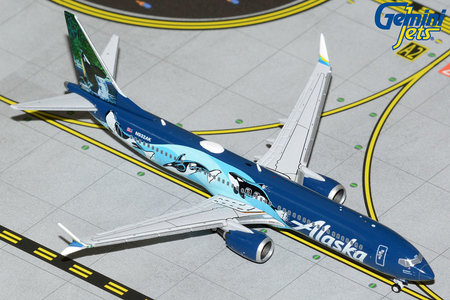 Alaska Airlines Boeing 737 MAX 9 (GeminiJets 1:400)