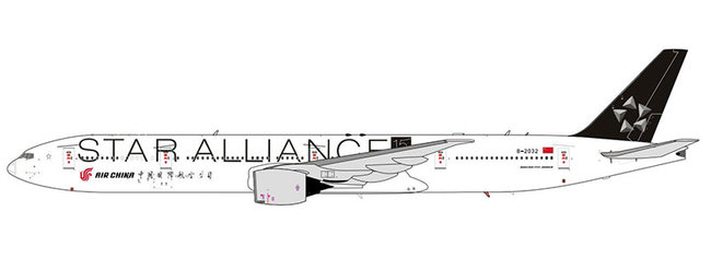 Air China (Star Alliance) Boeing 777-300ER (Aviation400 1:400)