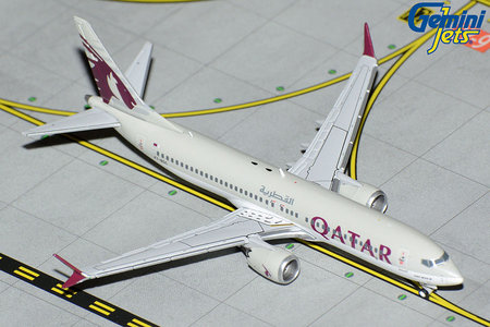 Qatar Airways Boeing 737 MAX 8 (GeminiJets 1:400)