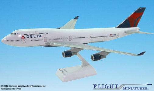 Delta Air Lines Boeing 747-400 (Flight Miniatures 1:200)