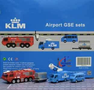 KLM Airport GSE set 6 (JC Wings 1:200)