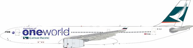 Cathay Pacific Airbus A330-343 (Aviation400 1:400)