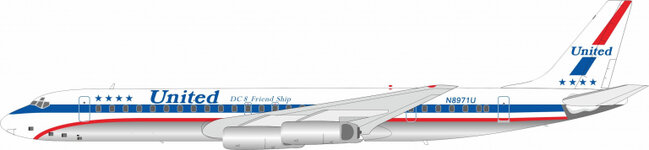 United Airlines McDonnell Douglas DC-8-62H (Inflight200 1:200)