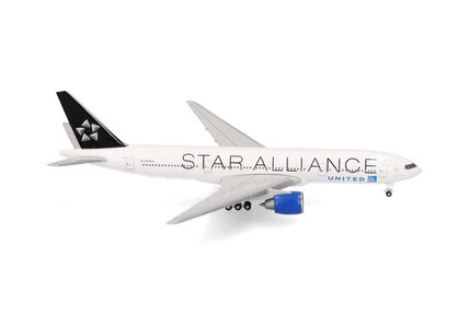 United Airlines Boeing 777-200 (Herpa Wings 1:500)