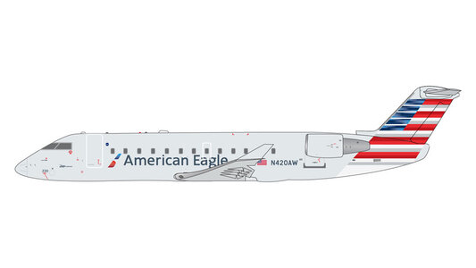 American Eagle Bombardier CRJ-200 (GeminiJets 1:400)