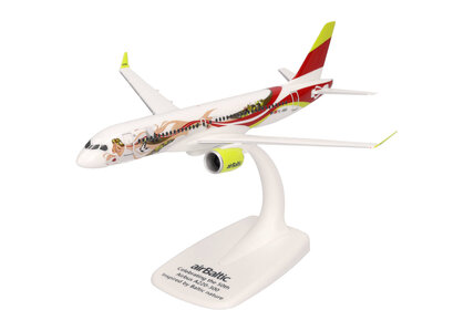 airBaltic Airbus A220-300 (Herpa Snap-Fit 1:200)