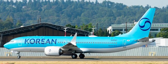 Korean Air Boeing 737 MAX 8 (JC Wings 1:200)