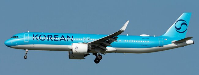 Korean Air Airbus A321neo (JC Wings 1:400)