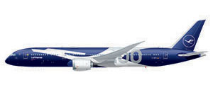 Lufthansa Boeing 787-9 (GeminiJets 1:200)