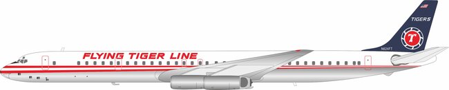 Flying Tiger Line Douglas DC-8-63 (Inflight200 1:200)
