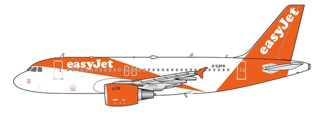 Easyjet Airbus A319 (JC Wings 1:400)