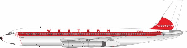 Western Airlines Boeing 707-139 (Inflight200 1:200)