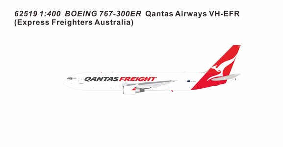 Qantas Boeing 767-300 (Panda Models 1:400)