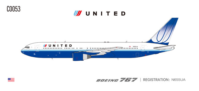 United Airlines Boeing 767-300 (Panda Models 1:400)