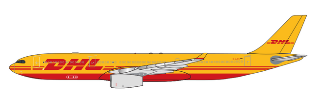 DHL Aviation Airbus A330-300P2F (Aether Model 1:500)