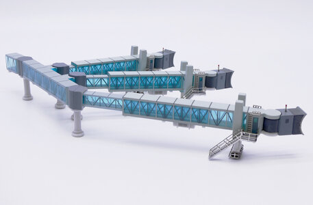  Air Passenger Bridge for A380 (Blue) (JC Wings 1:400)
