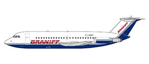 Braniff BAC 111-200 (GeminiJets 1:400)
