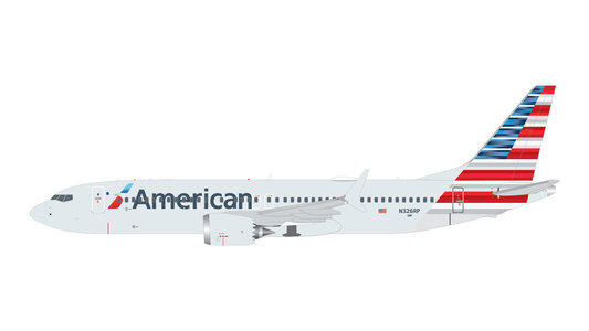 American Airlines Boeing 737 MAX 8 (GeminiJets 1:400)