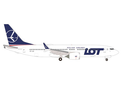 LOT Polish Airlines Boeing 737 MAX 8 (Herpa Wings 1:500)