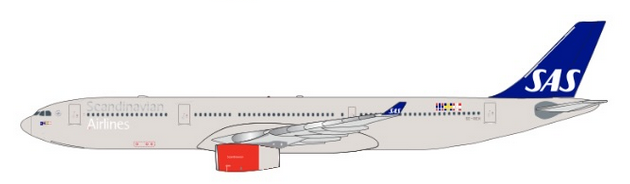 SAS Scandinavian Airlines Airbus A330-300 (Aether Model 1:500)