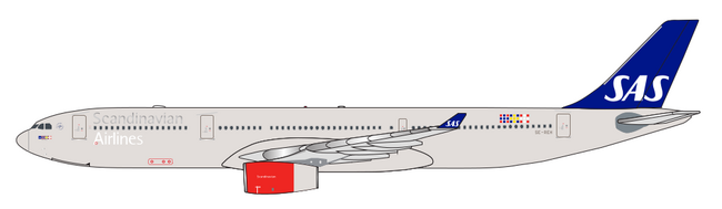 SAS Scandinavian Airlines Airbus A330-300 (Aether Model 1:500)