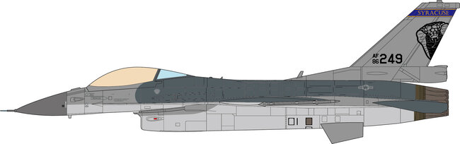 USAF ANG F-16C Fighting Falcon (JC Wings 1:72)