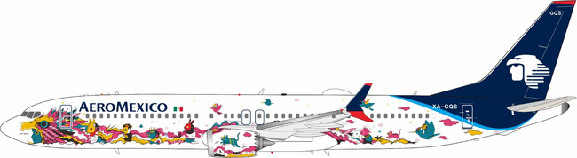 AeroMexico Boeing 737-9 MAX (Inflight200 1:200)