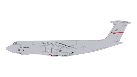 United States Air Force (USAF) Lockheed C-5A Galaxy (GeminiJets 1:400)