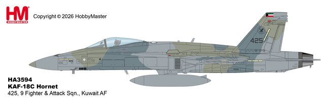 Kuwait Air Force KAF-18C Hornet (Hobby Master 1:72)