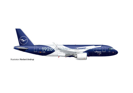 Lufthansa Airbus A320neo (Herpa Snap-Fit 1:200)