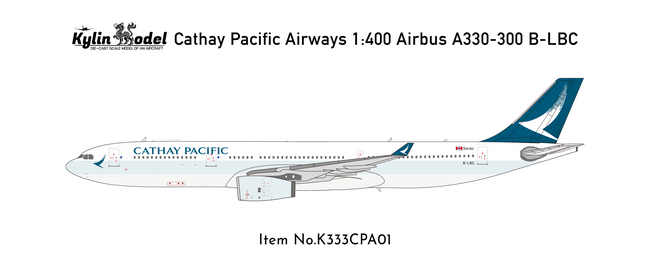 Cathay Pacific Airways Airbus A330-300 (Kylin Model 1:400)