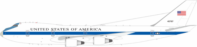 US Air Force Boeing E-4A (747-200B) (Inflight200 1:200)