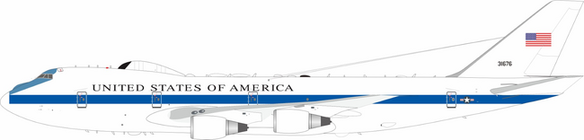 US Air Force Boeing E-4B (747-200B) (Inflight200 1:200)