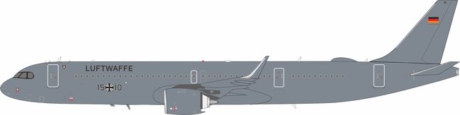 German Air Force - Luftwaffe Airbus A321-251NX (Inflight200 1:200)