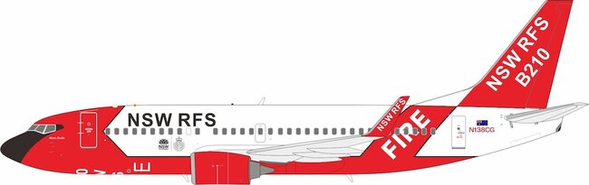 NSW Rural Fire Service Boeing 737-3H4 (Inflight200 1:200)