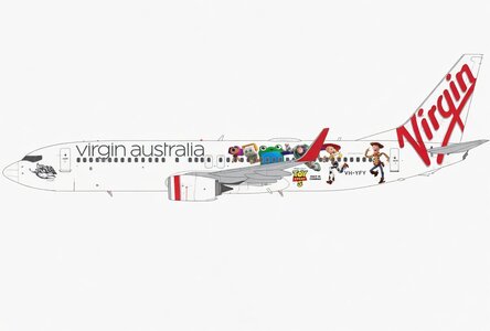 Virgin Australia Boeing 737-800 (JC Wings 1:400)