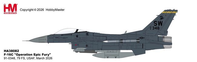 US Air Force F-16C Fighting Falcon (Hobby Master 1:72)