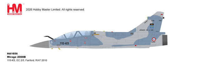 French Air Force Mirage 2000B (Hobby Master 1:72)