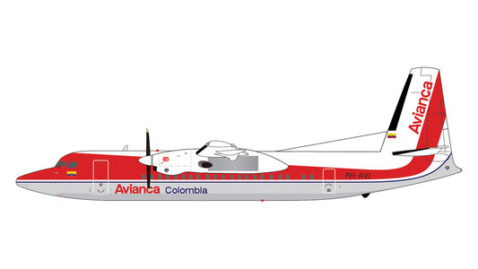Avianca Fokker F-50 (GeminiJets 1:200)