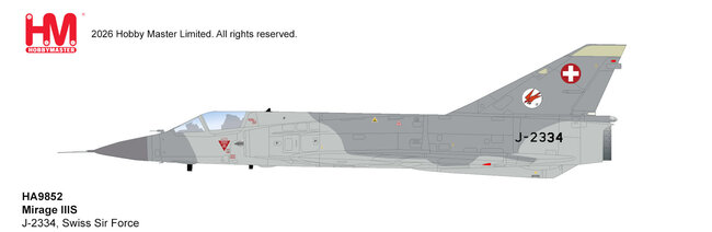 Swiss Air Force Dassault Mirage IIIS (Hobby Master 1:72)