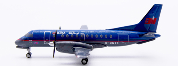 British Midland Airways Saab 340B (JC Wings 1:400)