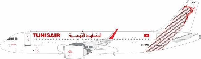 Tunisair Airbus A320-251N (Inflight200 1:200)