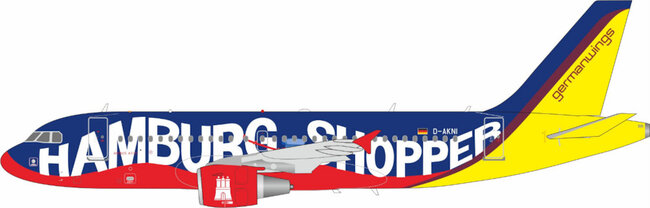 Germanwings Airbus A319-112 (B Models 1:200)