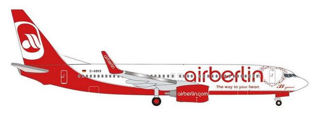 Air Berlin Boeing 737-800 (Herpa Wings 1:500)