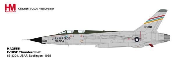 US Air Force F-105F Thunderchief (Hobby Master 1:72)