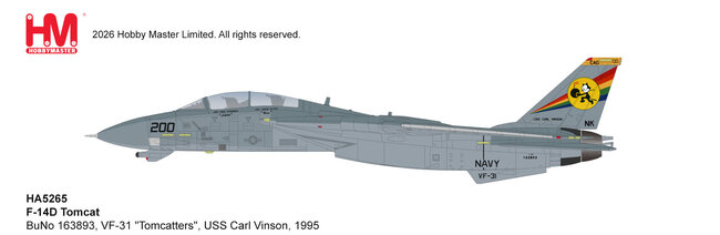 US Navy F-14D Tomcat (Hobby Master 1:72)