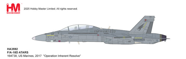 US Marine Corps F/A-18D ATARS Hornet (Hobby Master 1:72)
