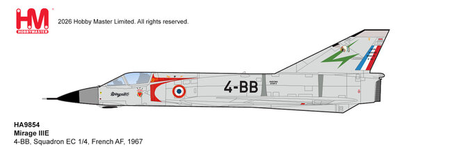 French Air Force Dassault Mirage IIIE (Hobby Master 1:72)